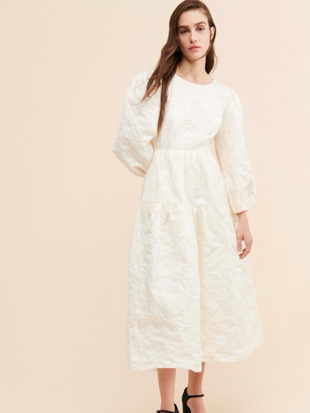 Sister Jane Bale jacquard midi dress